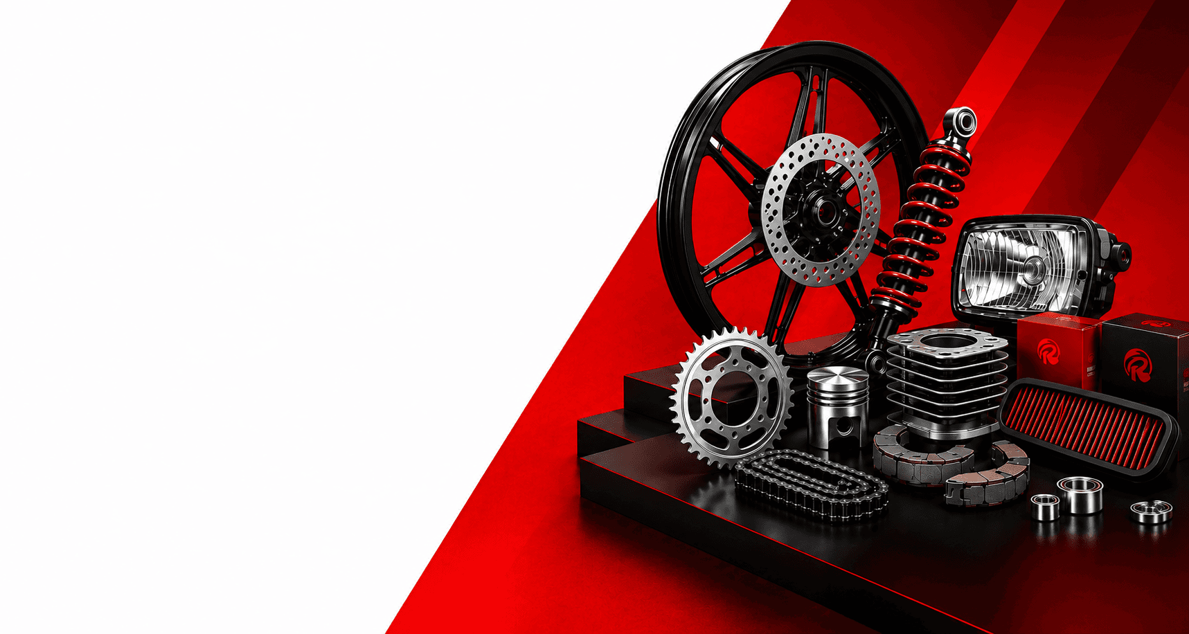 Motorcycle genuine spare parts and accessories