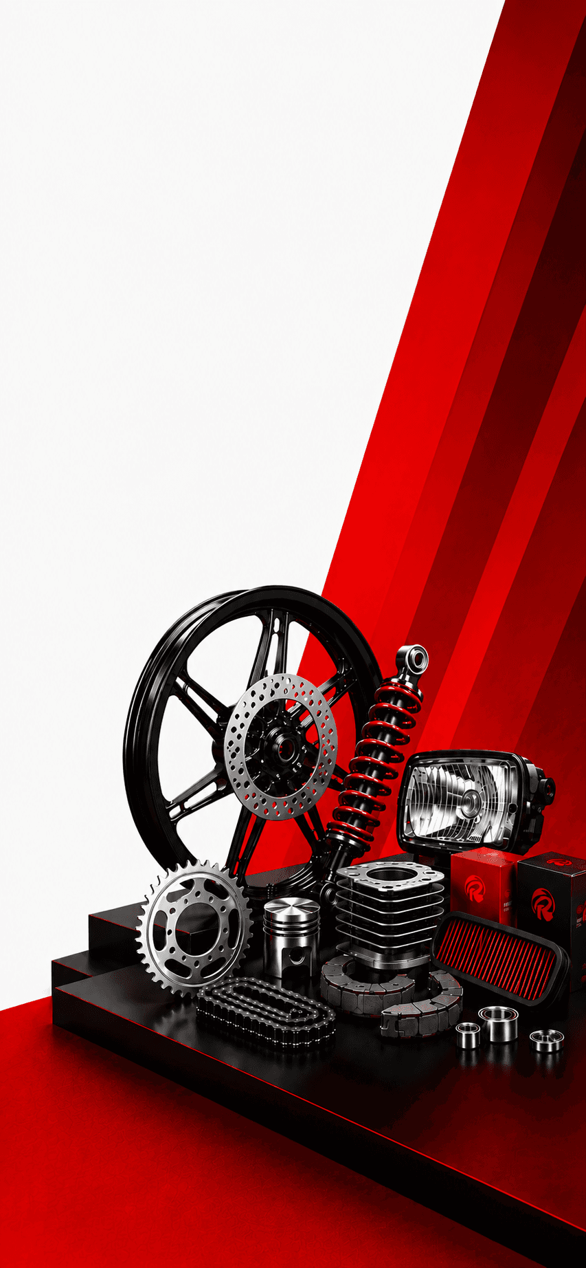 Motorcycle genuine spare parts and accessories